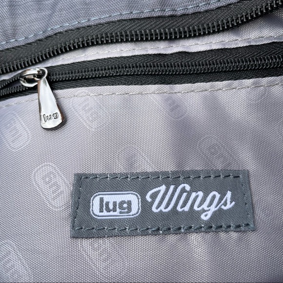 🆕Lug Wings Crossbody RFID Travel Bag | Black - Picture 13 of 16